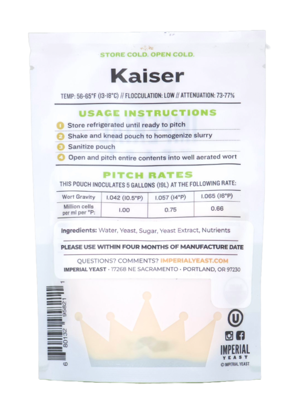 Imperial Beer Yeast, G02 Kaiser - Image 2