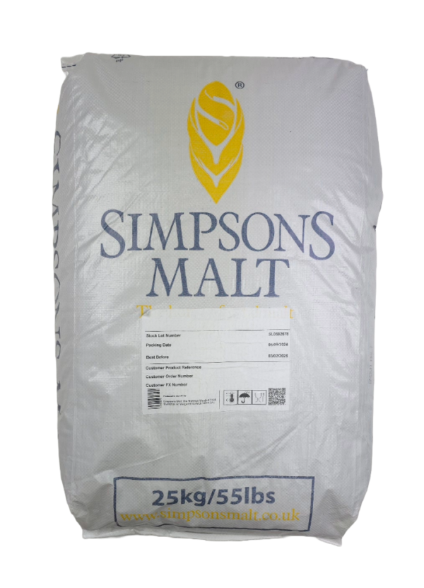 Peat Smoked Malt Simpsons, 55 lb Bag