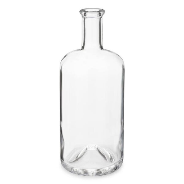 Bottles, 375mL, Juniper Bottle, Clear, Single Bottle